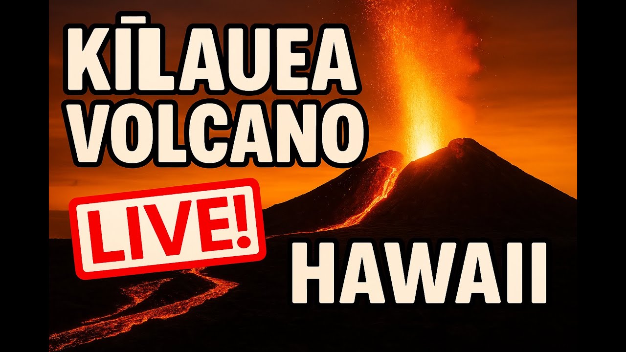 Live view from Inside Hawaii’s Kilauea Volcano. LIVE