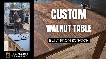 Building My First Custom Walnut Coffee Table | From Order to Delivery