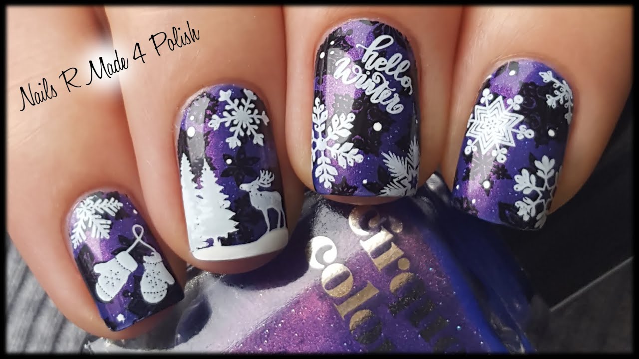 Lila Glam Nails Nageldesign Selber Machen Fur Anfanger Nail Art Tutorial Nagel Lackieren By Nails R Made 4 Polish