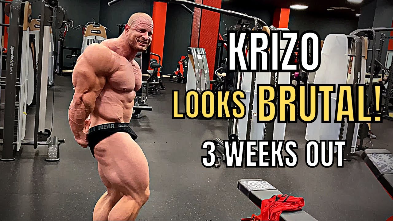 Krizo 3 Weeks Out - Posing & Physique Update - YouTube