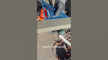 Square Downspout #gutters #rain #diy #guttering