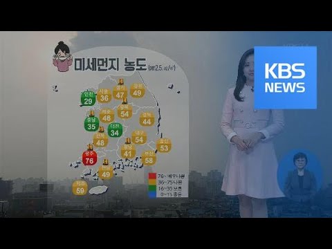 [날씨] <strong>절기</strong> ‘<strong>대한</strong>’ 큰 추위 없어…미세먼지 ‘나쁨’ / KBS뉴스(News)