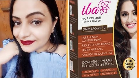 iba Halal Hair Color I Dark Brown - YouTube