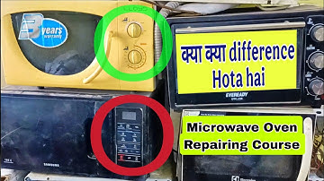 Microwave Oven Repair Course in Hindi | Button & Touch Problem Solution