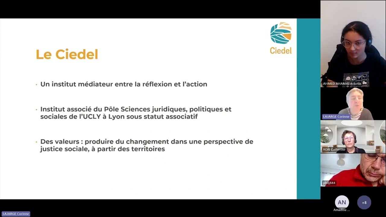 Présentation du Ciedel, un institut d'accompagnement et de formation