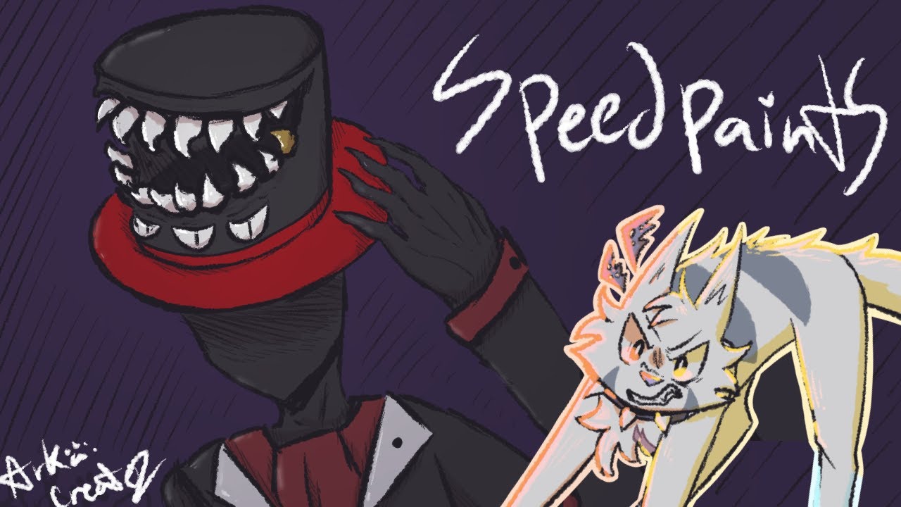 Angry Kitty and Hatter! || Speedpaints