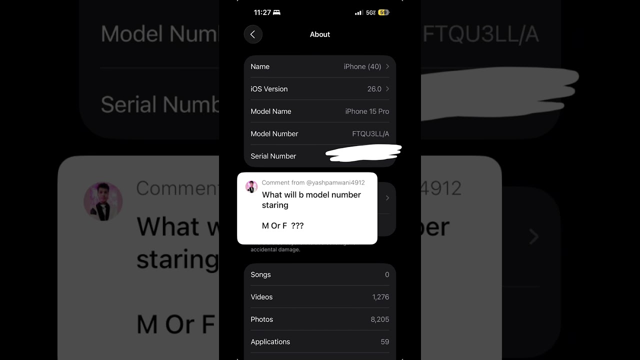 The Model Number For A Apple Certified Refurbished IPhone 15 Pro 