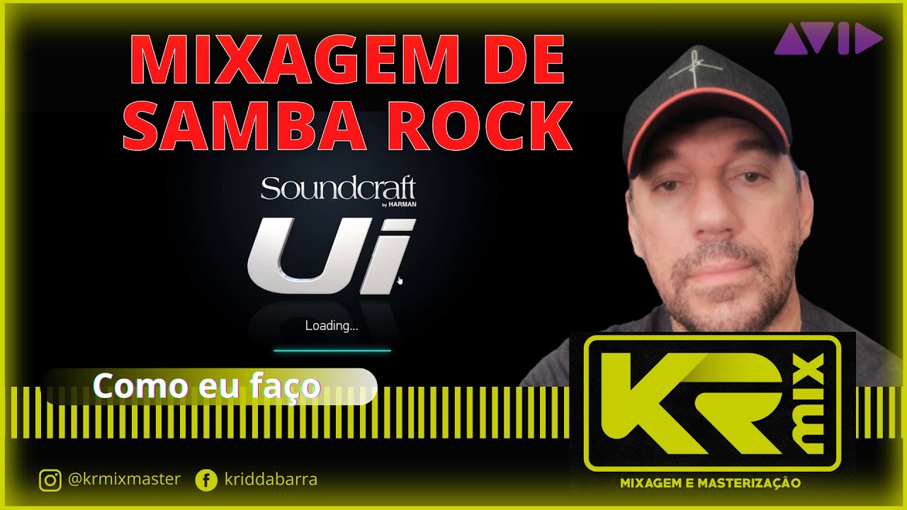 Mixagem ao Vivo na UI24R (Samba Rock Cover - MultiTracks Disponíveis na Descrição)