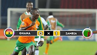 Zambia 🇿🇲 × 🇬🇭 Ghana | 1 × 0 | HIGHLIGHTS | All Goals | Demi - Final Cup africain 2012