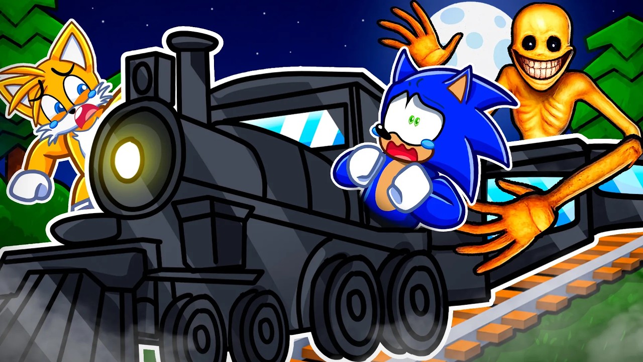 We Survived the SCARIEST TRAIN in Roblox..