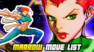 MARROW MOVE LIST - Marvel vs. Capcom 2: New Age of Heroes (MvC2)