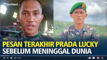 Pesan Terakhir Prada Lucky Sebelum Meninggal Dunia, Ngaku ke Dokter Sudah Dianiaya Senior