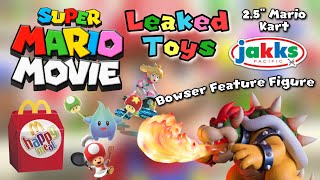 Huge Mario Movie Toy Leak! McDonald's Set, Jakks Figures, 2.5, Mini World & More | Mario Movie 2023