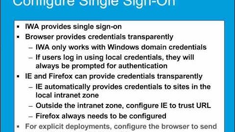 Video Tutorial : ProxySG First Steps - Configure IWA Direct