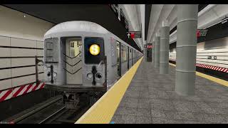 OpenBVE: IND R40M  Northbound "63rd St Shuttle" [Lex-63rd St to 21st-QueensBridge]