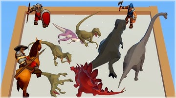 MAX LEVEL in Merge Dino Fighter Game!
