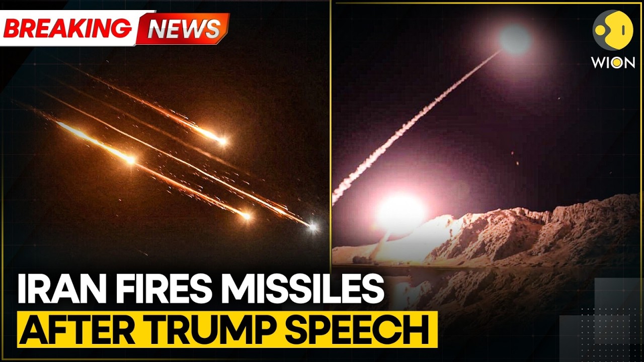 Breaking: Iran Fires Missiles at Israel, First After Trump's Speech | WION