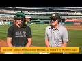 Zack Gelof Talks AL Rookie of the Month Award