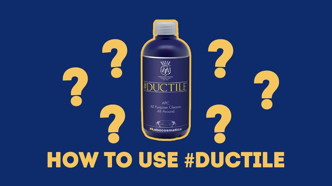 Find out how you can use all purpose cleaner #Ductile of