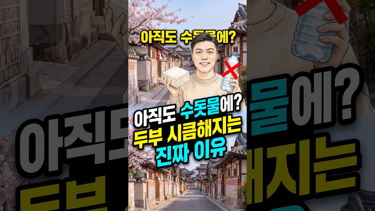 남은 두부 보관법: 물만 부으셨나요? '이것' 꼭 확인하세요!