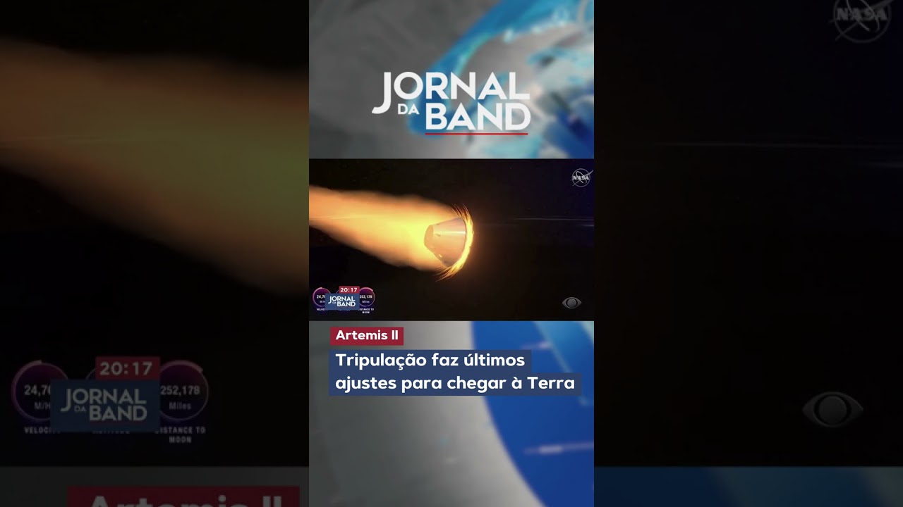 Astronautas do Artemis II fazem ultimos ajustes antes de pousar na terra