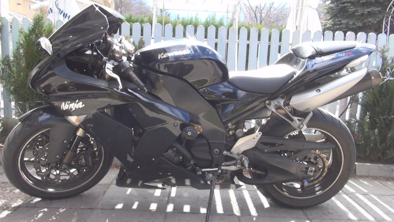 Kawasaki Ninja ZX-10R Black Exterior and Interior - YouTube