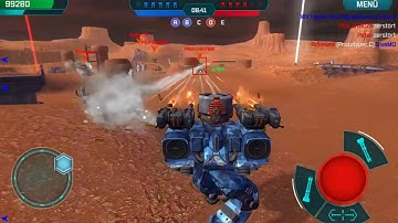 War Robots Test Server 2.9.2 (79) #12 Schnelle Runde - Tempest/Ancile Vs Trident Fury