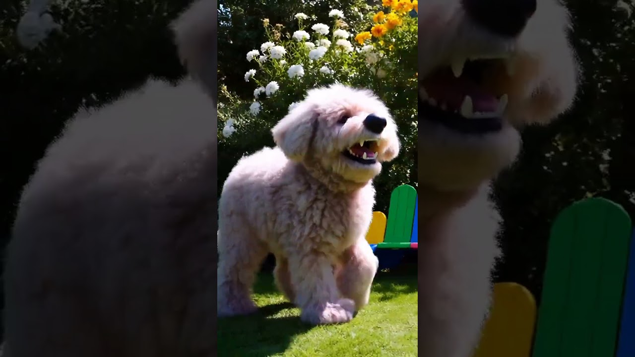 Cuddle Monster's Joyful Garden Adventure! 🌼🐾🌸