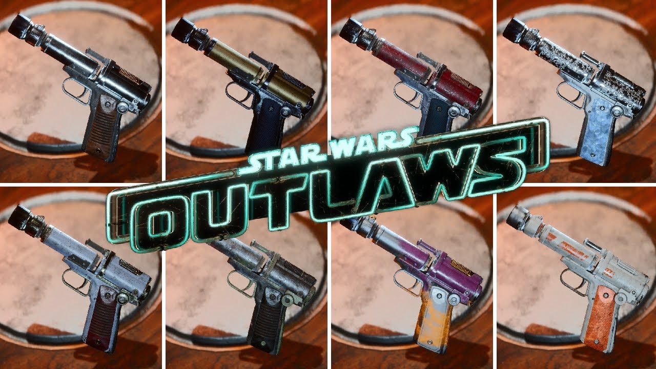 Star Wars Outlaws - All Blaster Skins