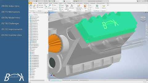 Autodesk Inventor V6 Engine Demo