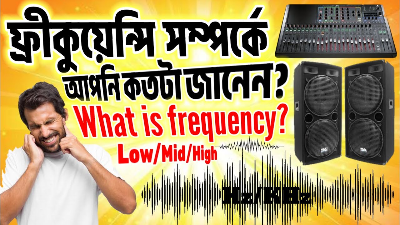 ফ্রিকুয়েন্সি কী? | Low Mid High Frequency Explained | Sound Mixing Basic Bangla