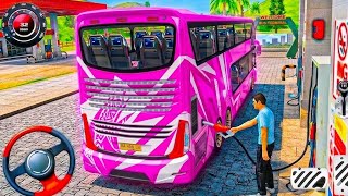 😱 Real Bus Simulator Bus Driving 😱 | Extreme Road Challenge Gameplay 🔥 screenshot 2