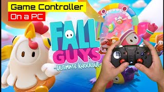 HOW TO USE BLUETOOTH CONTROLLER ON FALL GUYS ULTIMATE KNOCKOUT PC GAME | FALL GUYS PLAYING ON A PC screenshot 2