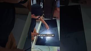 Blackscreen issue Samsung UA50AU7003K. #service #homeservice #repair #tvrepair #backlight #led