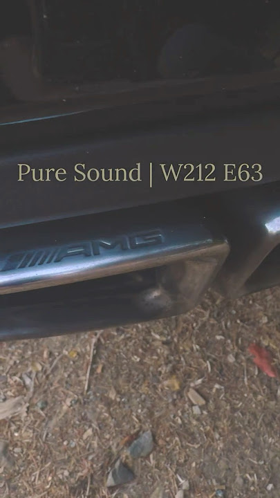 Pure Sound: Mercedes E63 AMG • M156 | Golden Hour Drive | Legendary W212 6.2 V8 #shorts