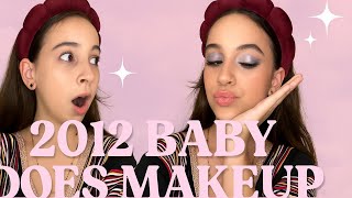 Trying a 2012 Makeup Look 👑💋 | GRWM & Mini Glow-Up Makeup In 2012