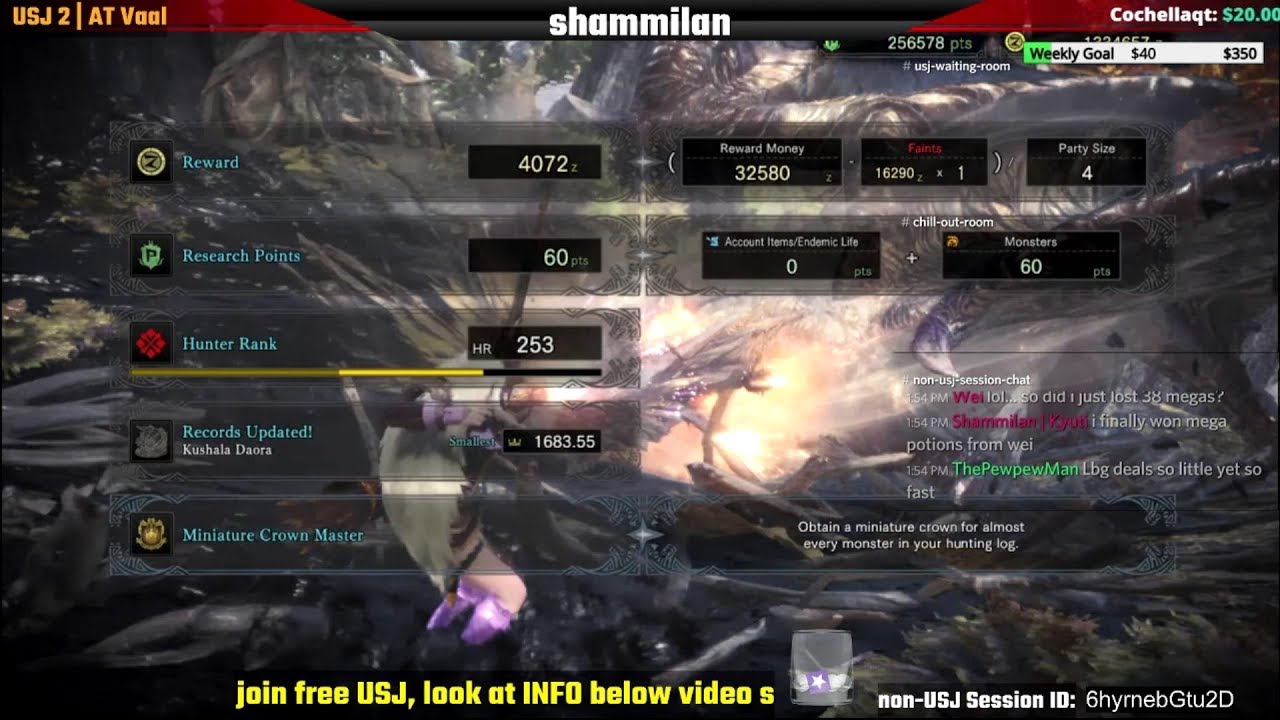 MHW Guide on Miniature Crown Master Achievement - Kushala Daora