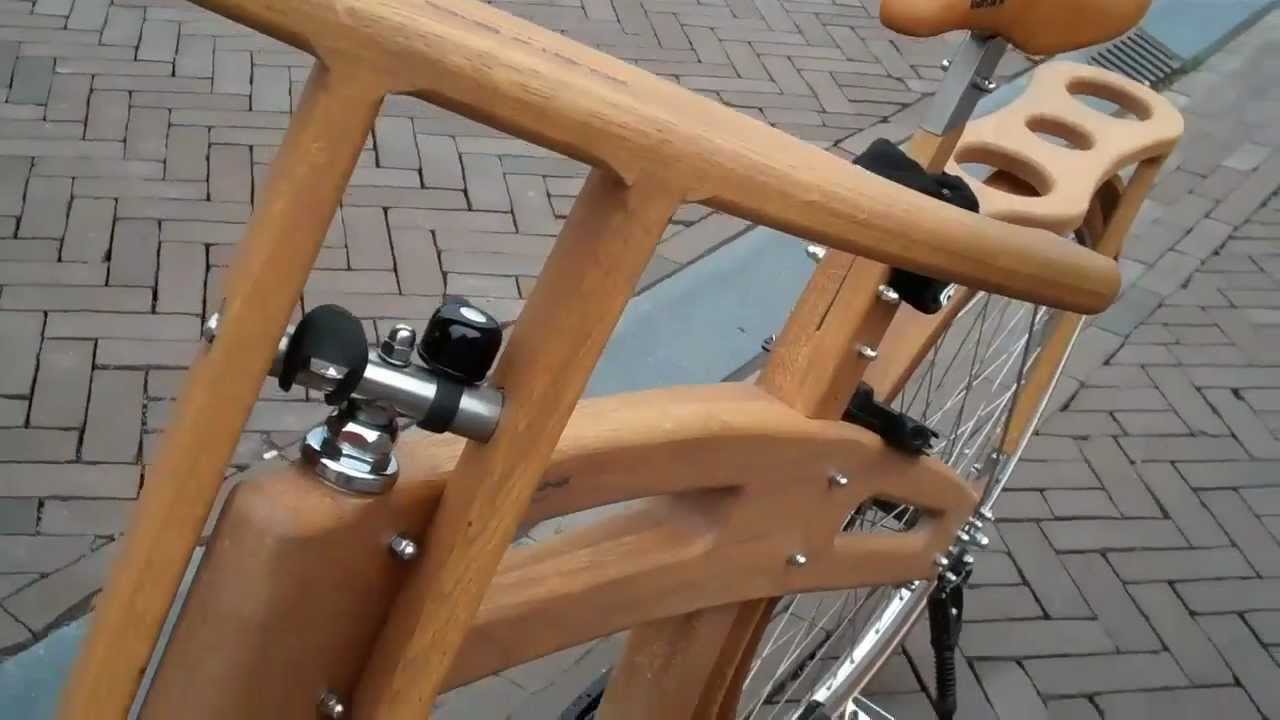 enz haak T De houten fiets van Houten - YouTube