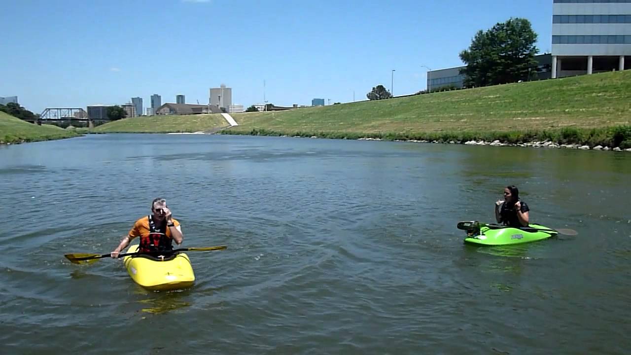 Rolling in a Kayak in the Trinity River YouTube