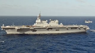 海上自衛隊･護衛艦｢ひゅうが｣に米軍のオスプレイが着艦 ドーン･ブリッツ2015 - US Forces Osprey Lands on JS Hyūga Dawn Blitz 2015