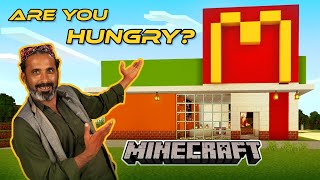 Opening Our McDONALDS Restaurant In Minecraft! | Tribal People Open The McDonalds In Their Village.