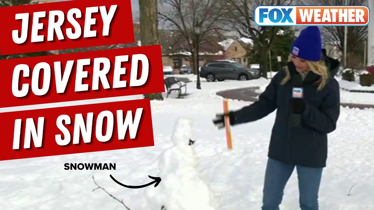 Heavy Snow Blankets New Jersey, More May Be On The Way - YouTube