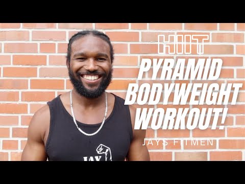 HIIT PYRAMID BODYWEIGHT WORKOUT YOU MUST TRY!!! Home/Gym/Outdoor/Anywhere!