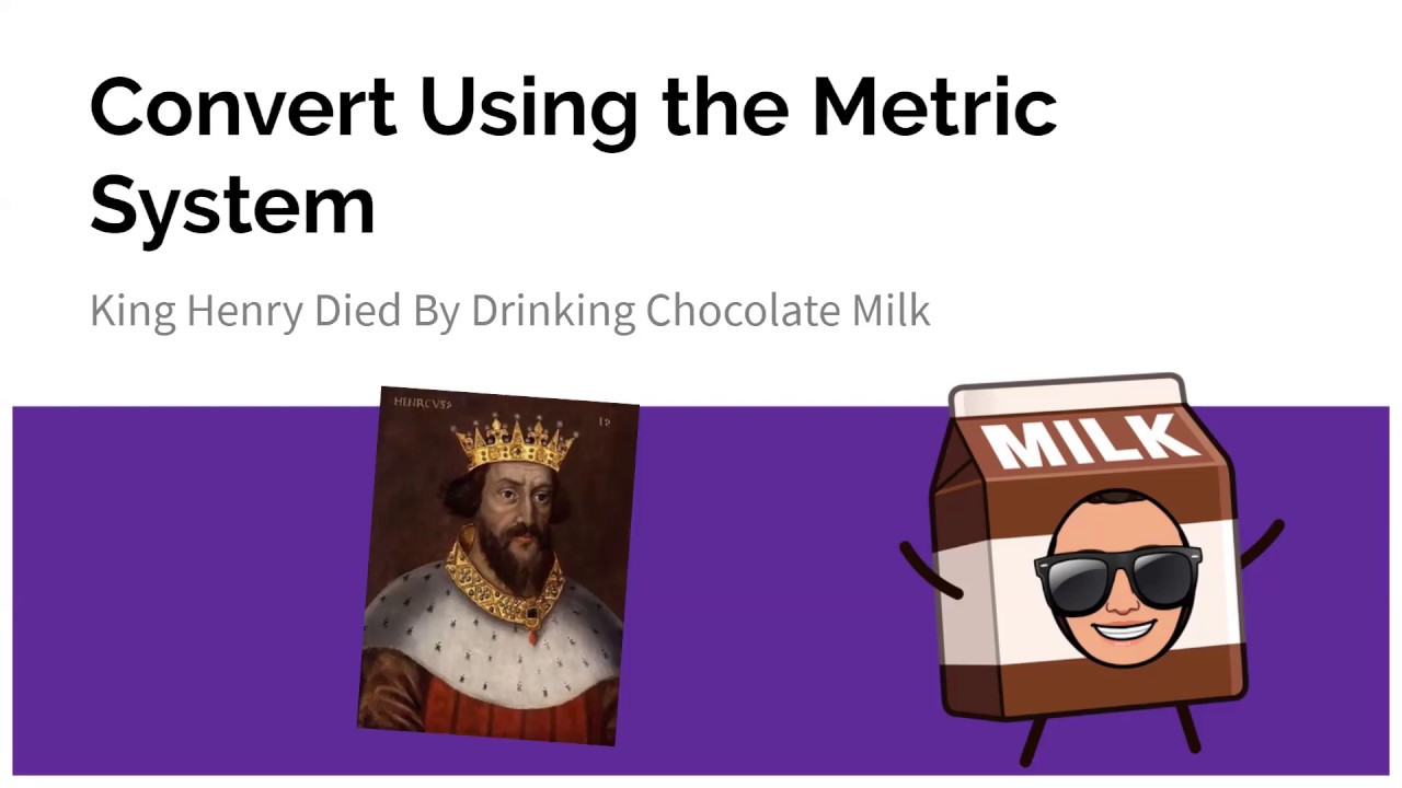 Metrics Conversion King Henry Died By Drinking Chocolate Milk Youtube