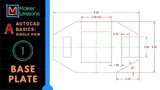 Celebrity Learn AutoCAD: Single View - #1 Base Plate Net Worth