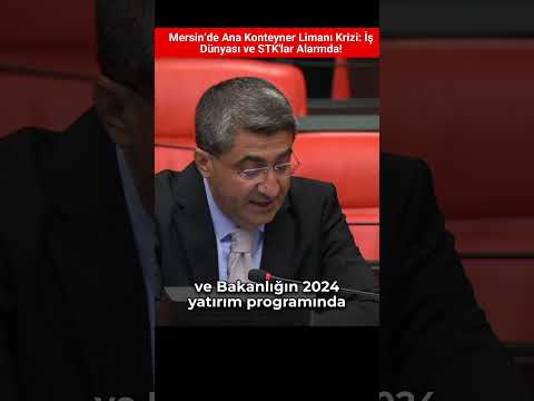 Mersin’de Ana Konteyner Limanı Krizi: İş Dünyası ve STK'lar Alarmda!