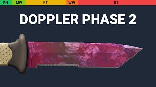 Ursus Knife Doppler Phase 2 - Skin Float And Wear Preview