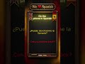 Talk on the Phone in Spanish #learnspanish #ingles #languagelearning