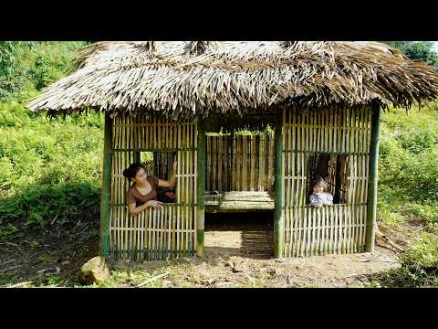 Full Video: 450 Days Building a Bamboo House After Being Evicted from the Farm - Start to Finish