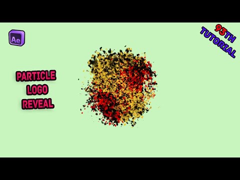 EASIEST Particle Logo Reveal Animation in After Effects!
